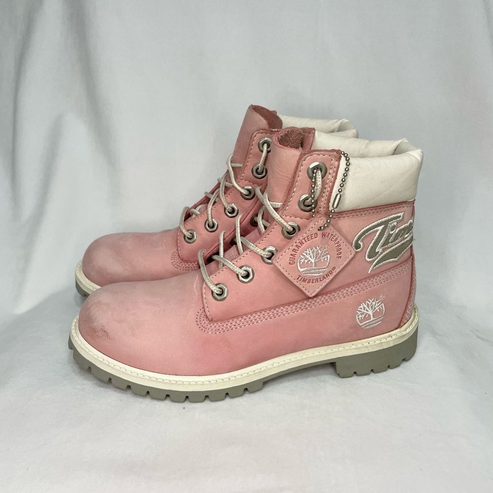 Pink Timberlands